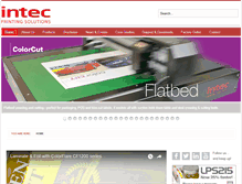 Tablet Screenshot of intecprinters.com
